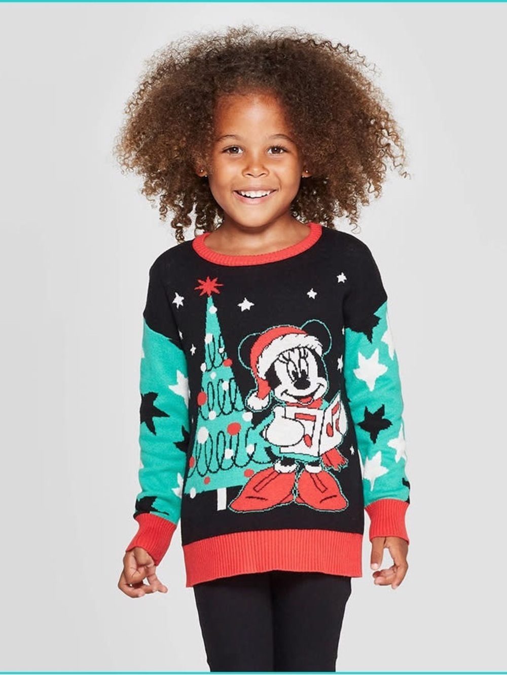DISNEY MINNIE MOUSE & FRIENDS HOLIDAY SWEATER SIZE 6-9 MONTHS (NEW) A2